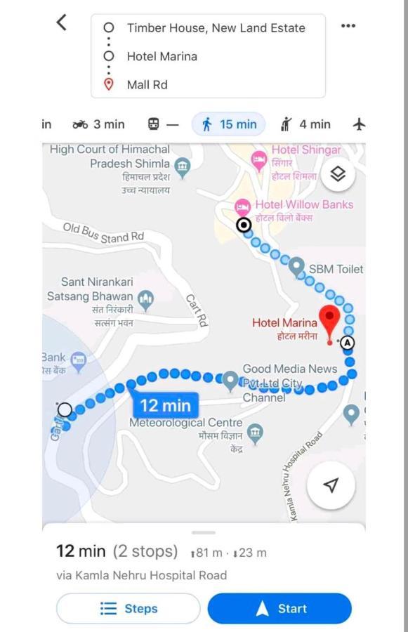 Mountain Zest-Simla Royale Near Mall Road-Free Pickup From Railway Station Simla Extérieur photo